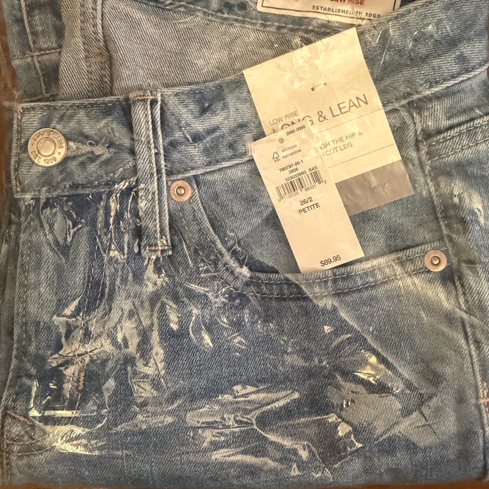NWT Gap Slim & Lean Low-Rise Women’s Jeans - Medium Indigo Wash (Petite)